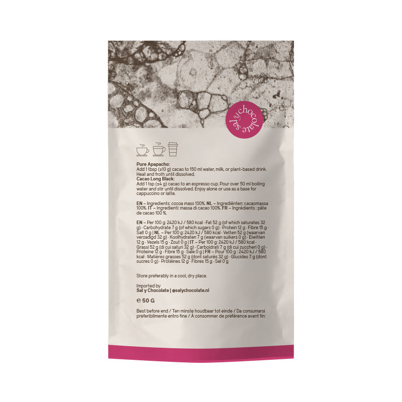 APAPACHO — 100% CACAO